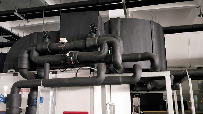 中亞保溫板材料在安徽格林開思茂光電科技的應用